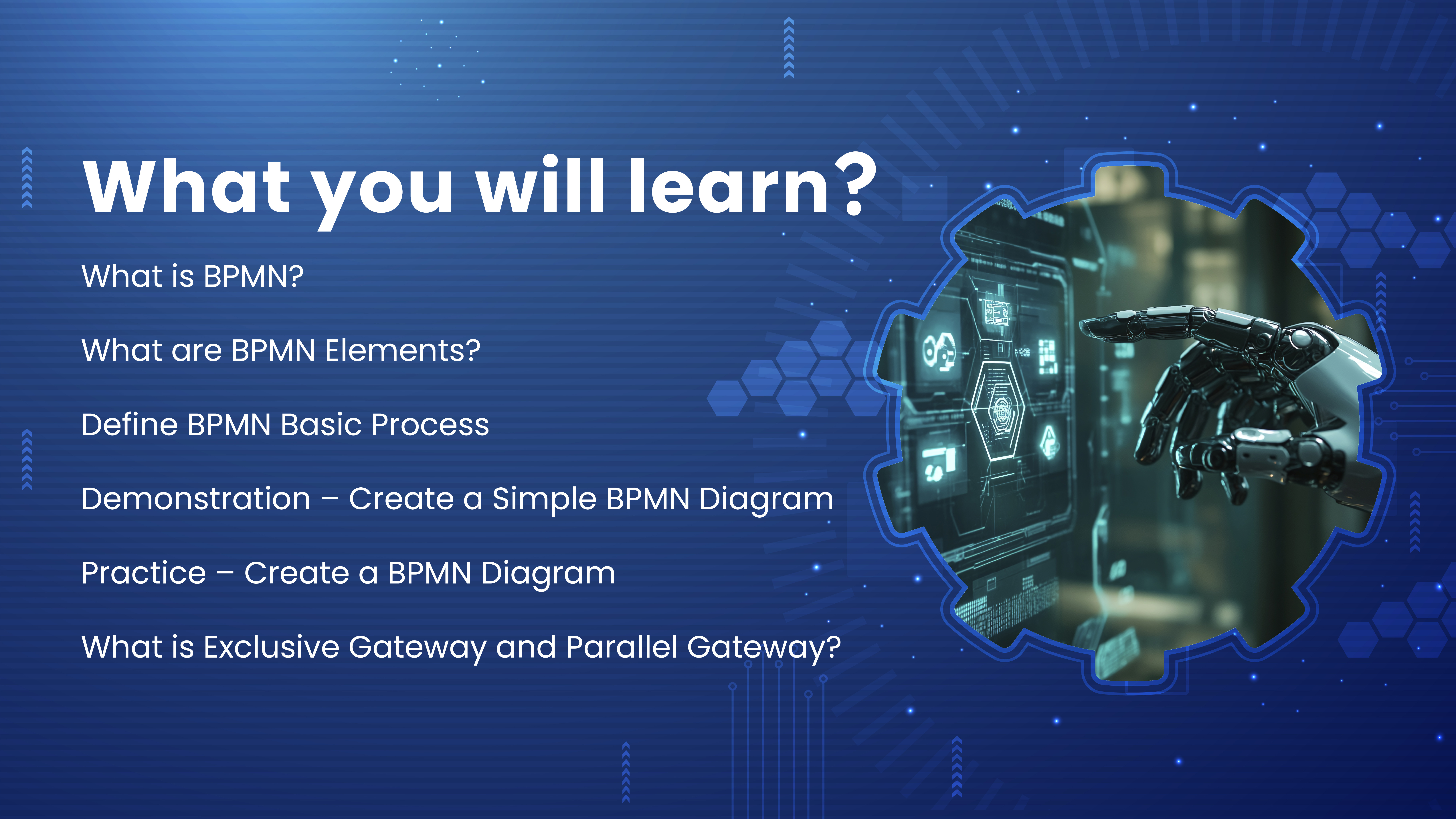 What you will learn?